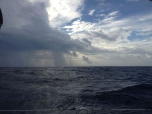 Squall auf dem Atlantik
