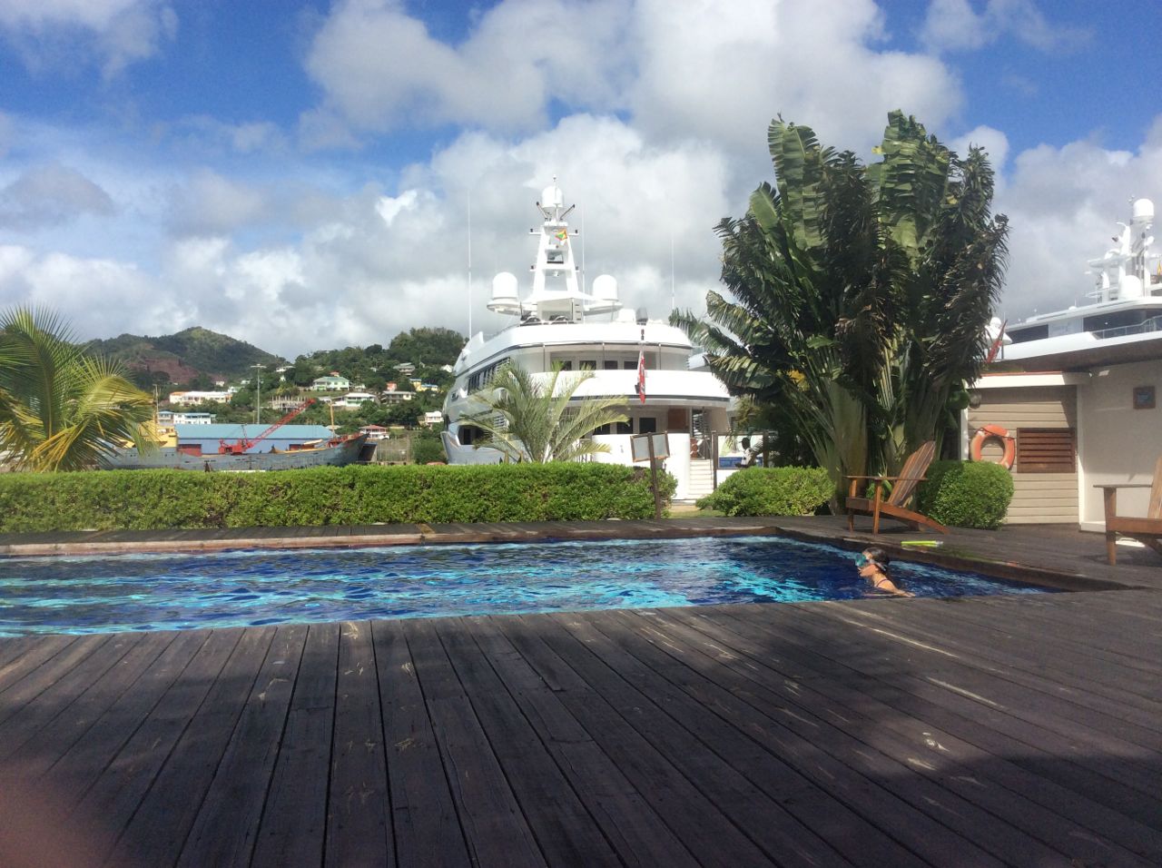 Pool Megayachtblick in Port Louis in St. Georges auf Grenada