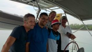 Ein grosses Dankeschön an die Helfer der Durchfahrt der hapa na sasa durch den Panama Kanal
