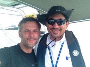 Constantin mit Remolo, unserem Vermesser für den Panamakanal