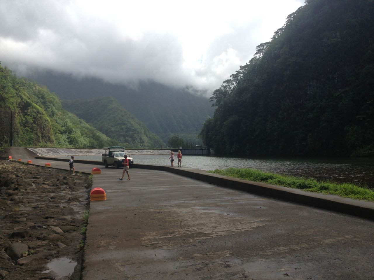 Auf Tahiti wird knapp 50% der elektrischen Stroms mit Wasserkraft erzeugt