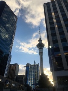 Der Skytower in Auckland Neuseeland