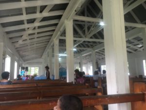 Die Kirche in Komo auf Fidschi
