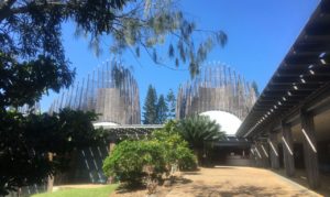Das Centre Culturel Tijabou in Noumea Neukaledonien